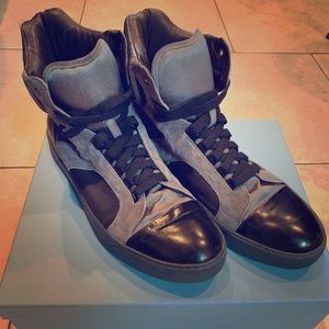 Lanvin Basket Hightop/ Goatskin Reed